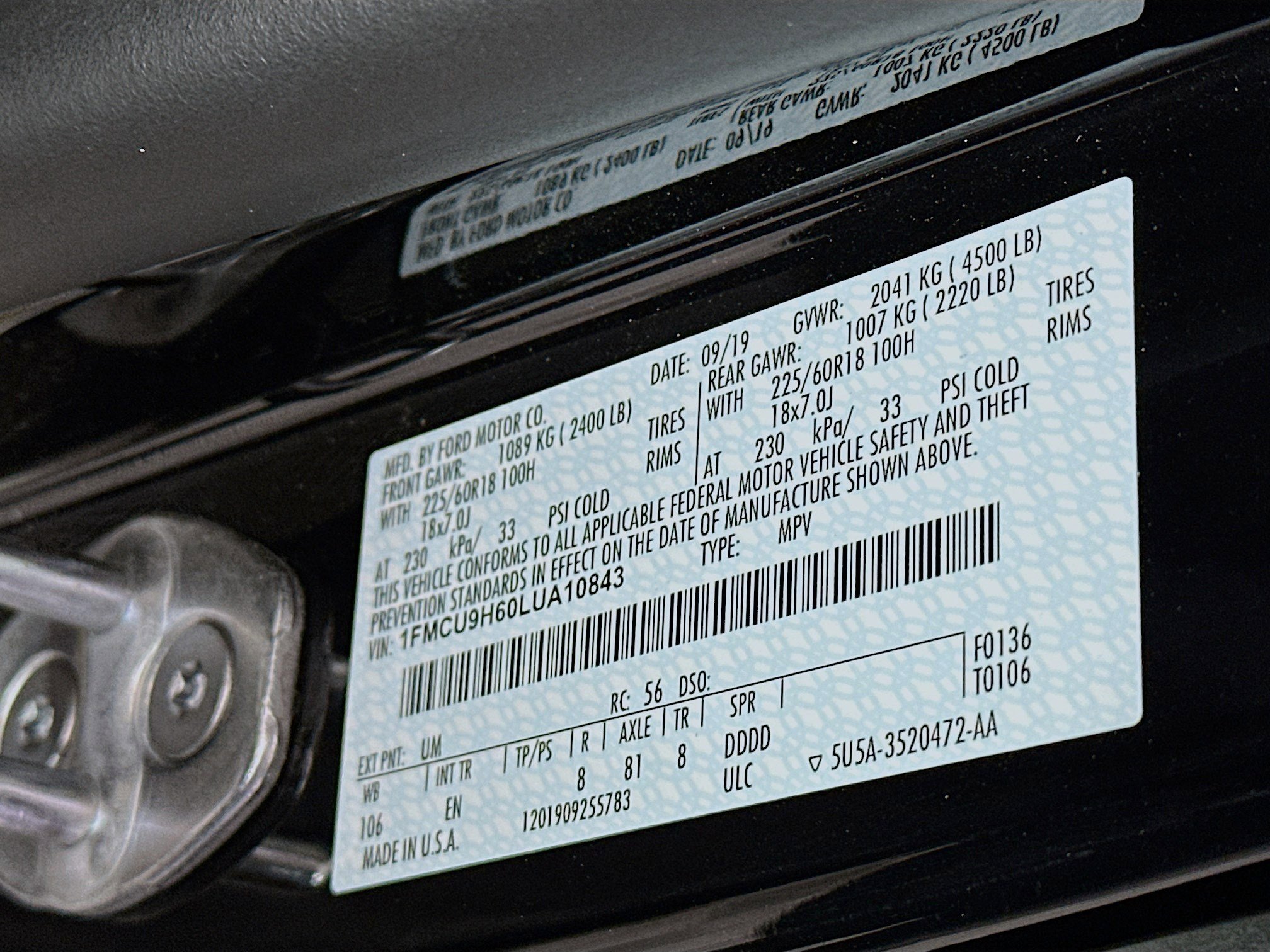 Used 2020 Ford Escape SEL image 36