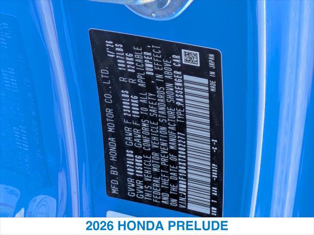 New 2026 Honda Prelude image 26