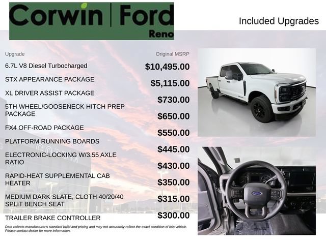 Used 2025 Ford F350 XL w/ STX Appearance Package AWD/4WD image 3