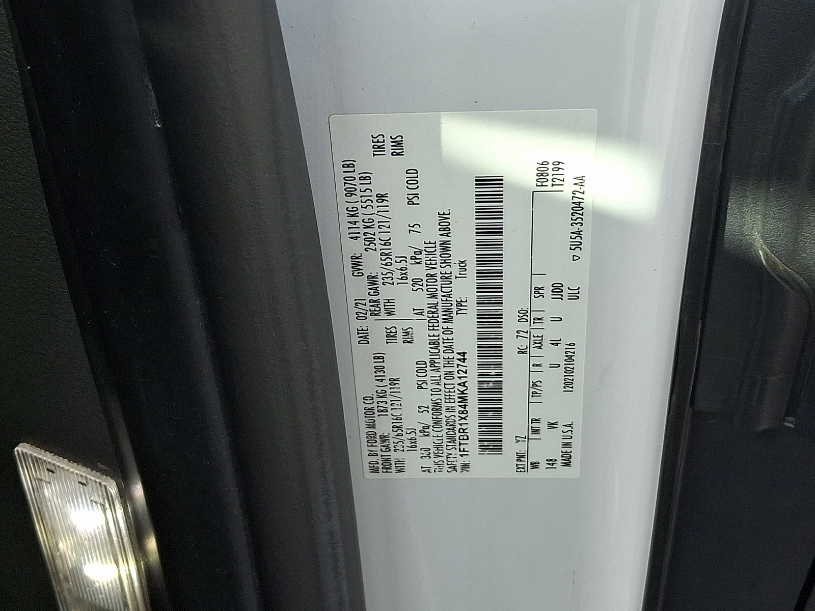 Used 2021 Ford Transit 250 148 High Roof RWD image 26