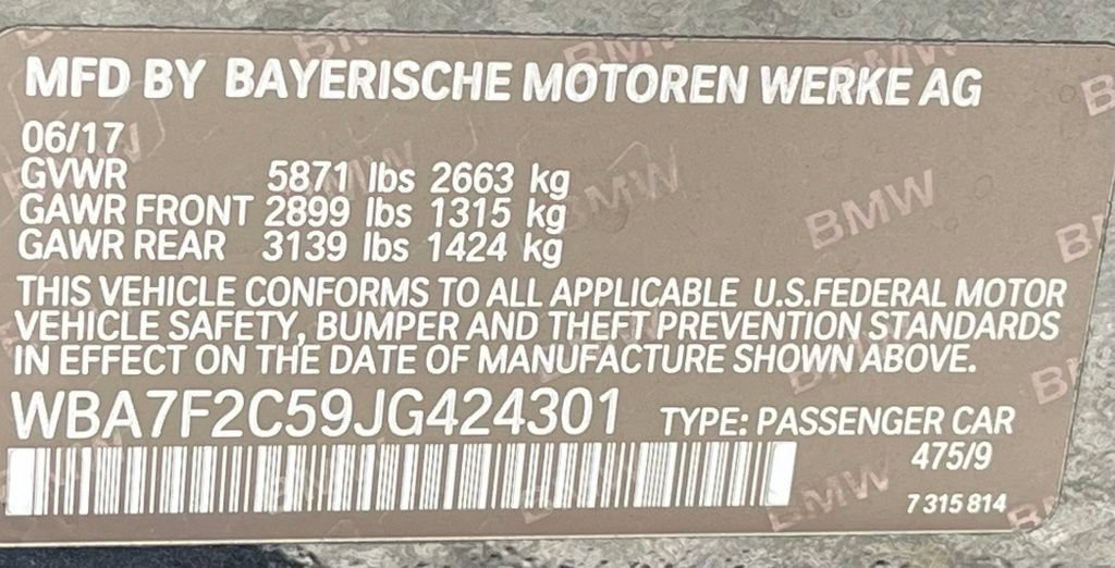 Used 2018 BMW 750i xDrive AWD/4WD image 45