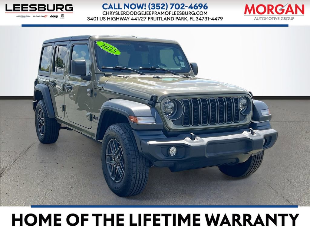 Certified 2025 Jeep Wrangler Sport S AWD/4WD image 1