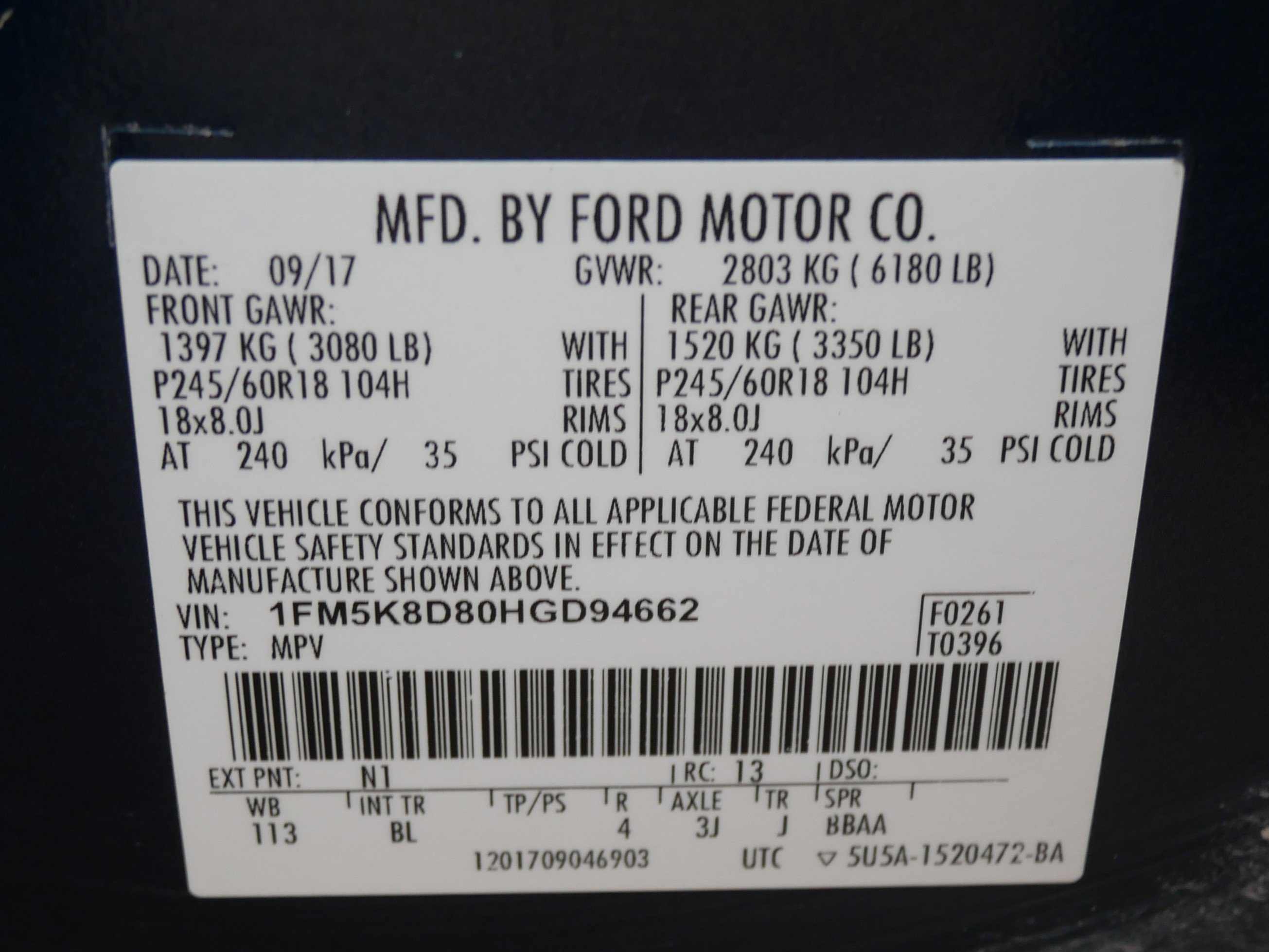 Used 2017 Ford Explorer XLT w/ Equipment Group 202A image 31