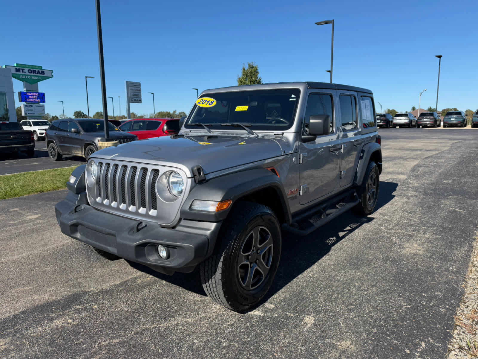 Used 2018 Jeep Wrangler Unlimited Sport S AWD/4WD image 2