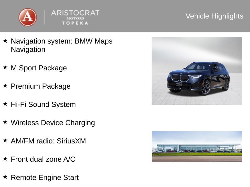 Certified 2025 BMW X3 xDrive30i AWD/4WD image 4