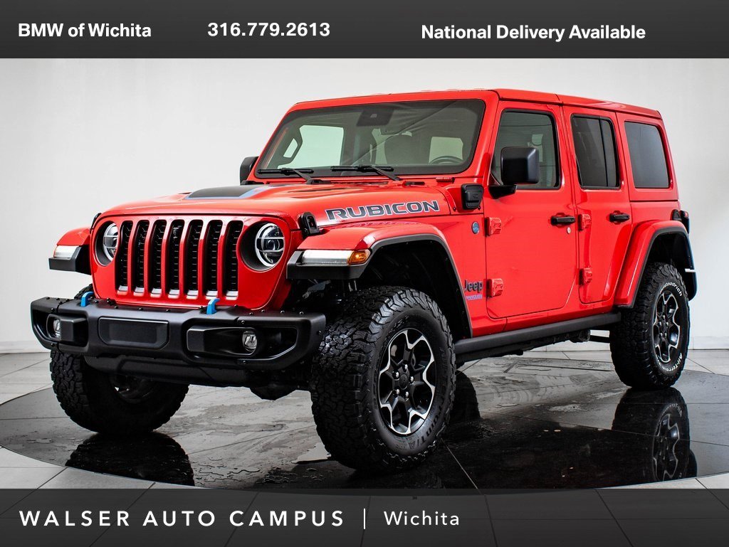 Used 2021 Jeep Wrangler Unlimited Rubicon 4xe w/ Steel Bumper Group