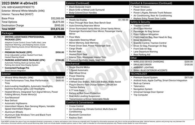 Certified 2023 BMW i4 eDrive35 RWD image 42