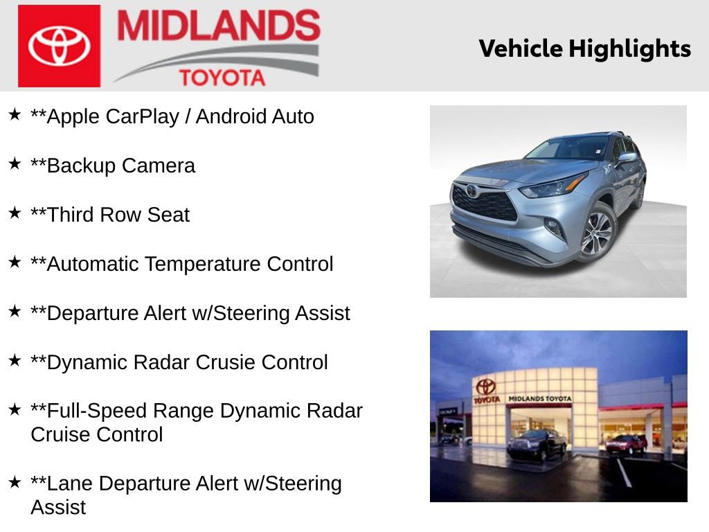 Used 2022 Toyota Highlander XLE image 2