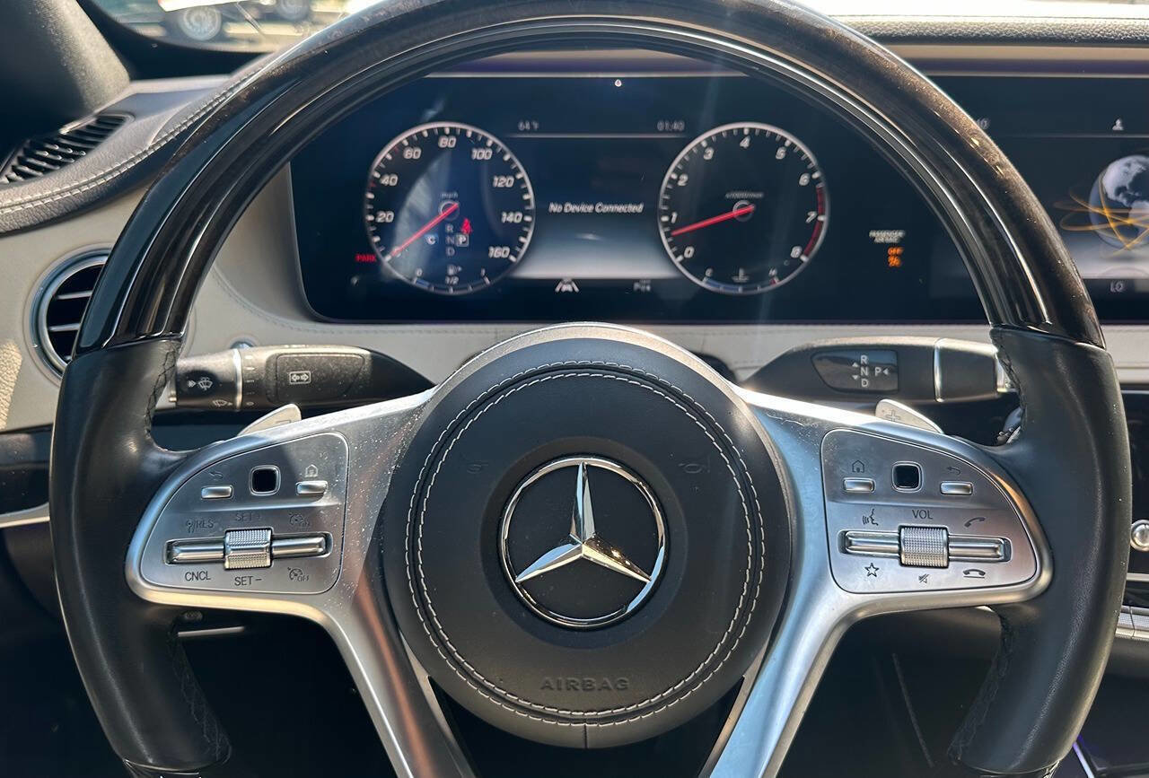 Used 2020 Mercedes-Benz S 450 Sedan w/ AMG Line Exterior image 23