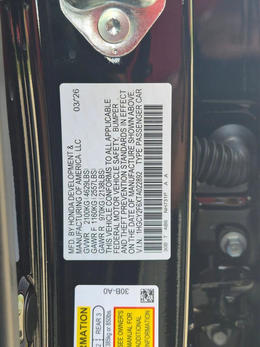 New 2026 Honda Accord EX-L image 17