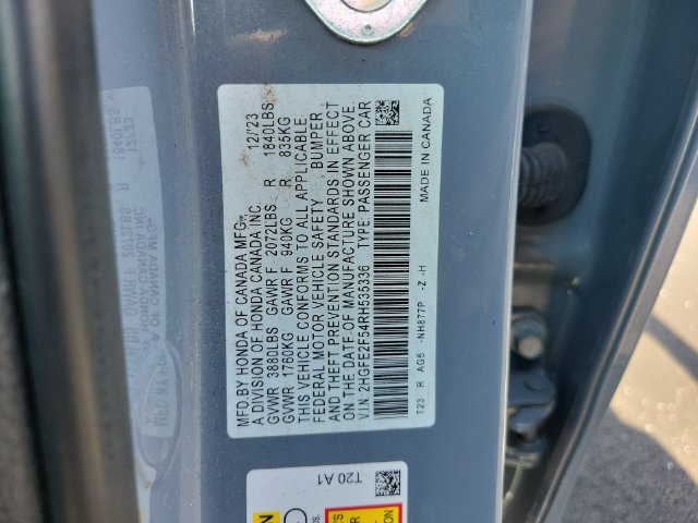 Certified 2024 Honda Civic Sport image 41