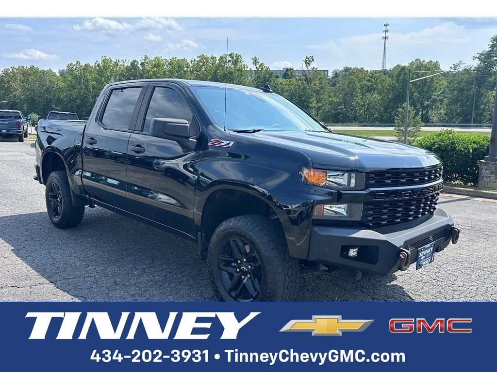 Used 2021 Chevrolet Silverado 1500 Custom Trail Boss w/ Safety Confidence Package AWD/4WD image 1