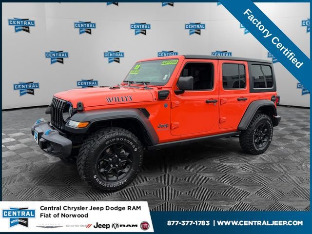 Certified 2023 Jeep Wrangler Unlimited w/ Cold Weather Group AWD/4WD image 1