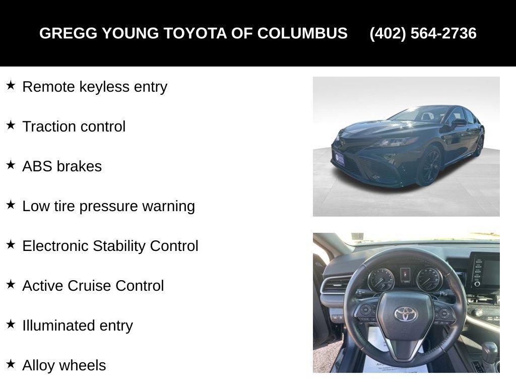 Used 2021 Toyota Camry SE FWD image 6