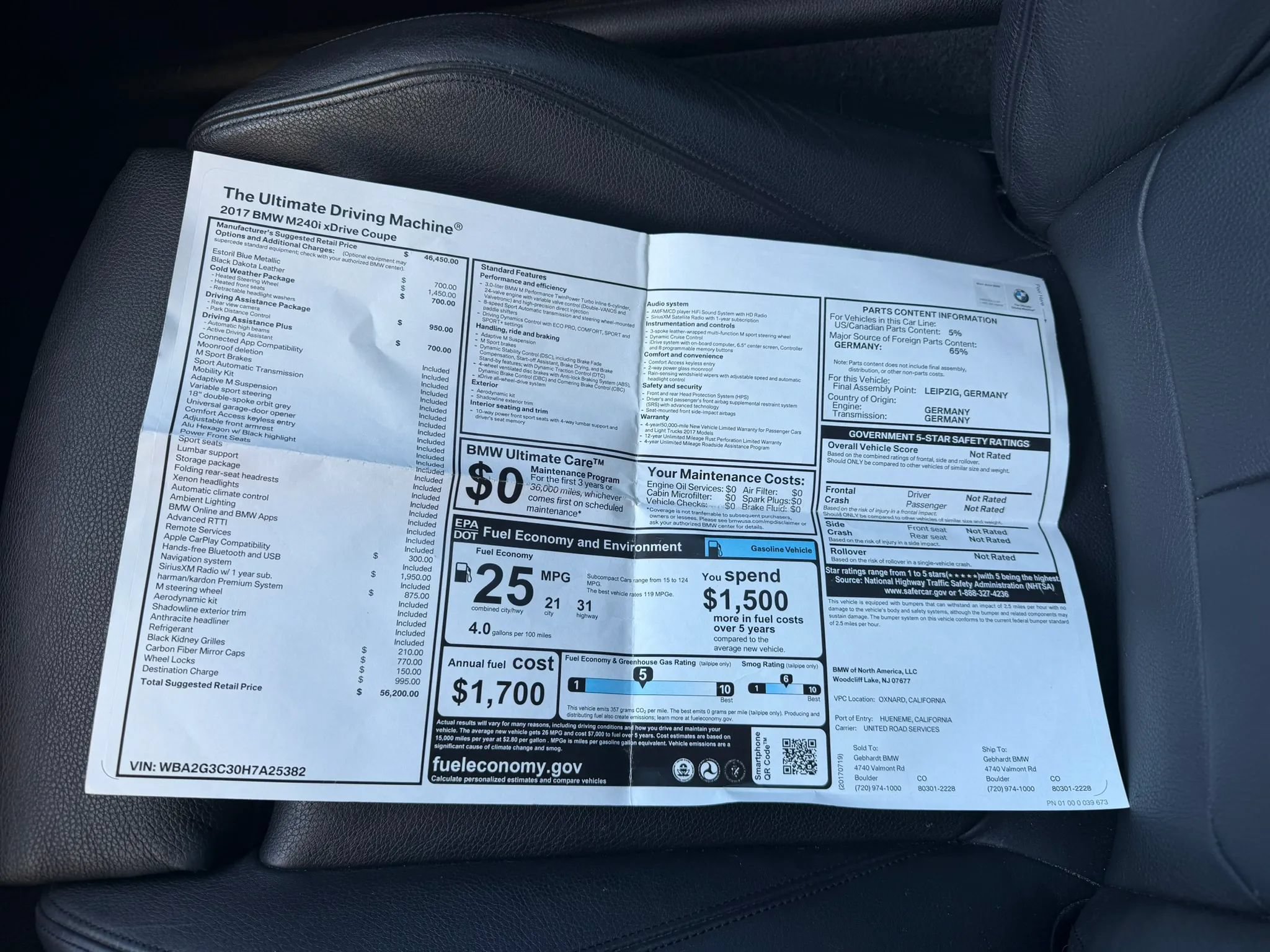 Used 2017 BMW M240i xDrive Coupe AWD/4WD image 22