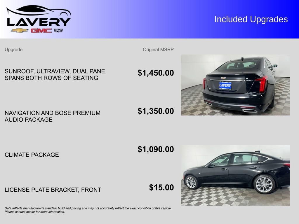 Used 2020 Cadillac CT5 Premium Luxury AWD/4WD image 6