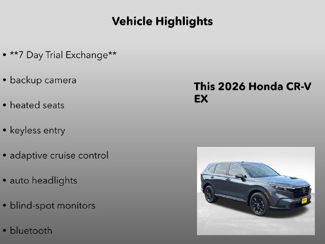 New 2026 Honda CR-V EX image 5