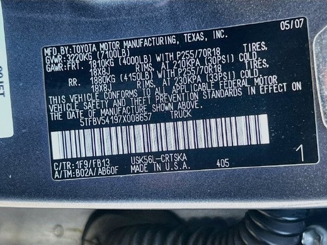 Used 2007 Toyota Tundra SR5 AWD/4WD image 28