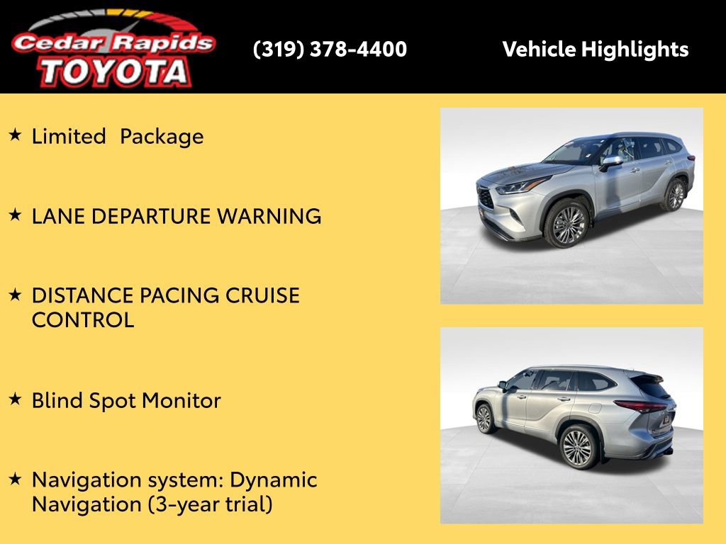 Certified 2022 Toyota Highlander Platinum image 29