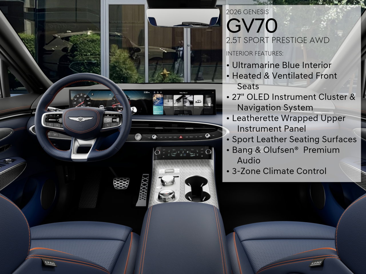 New 2026 Genesis GV70 2.5T Sport Prestige AWD/4WD image 17