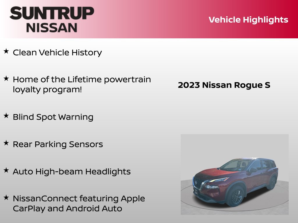 Certified 2023 Nissan Rogue S FWD image 8