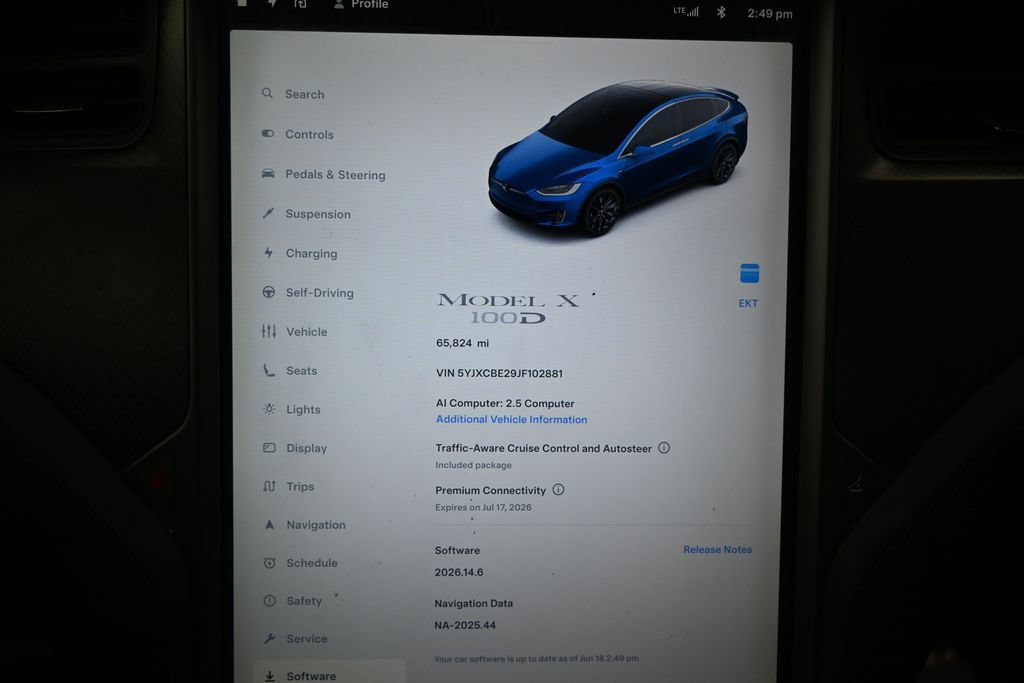 Used 2018 Tesla Model X 100D AWD/4WD image 15
