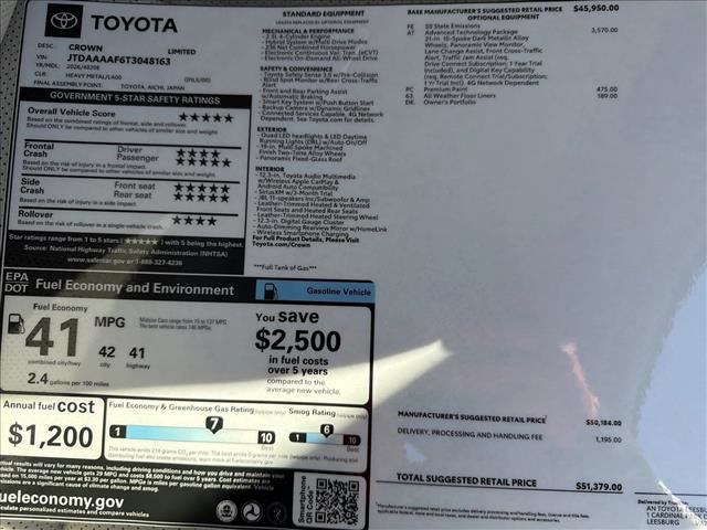 New 2026 Toyota Crown Limited image 25