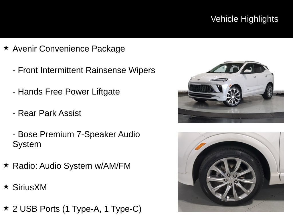 Used 2024 Buick Encore GX Avenir w/ Avenir Technology Package AWD/4WD image 13