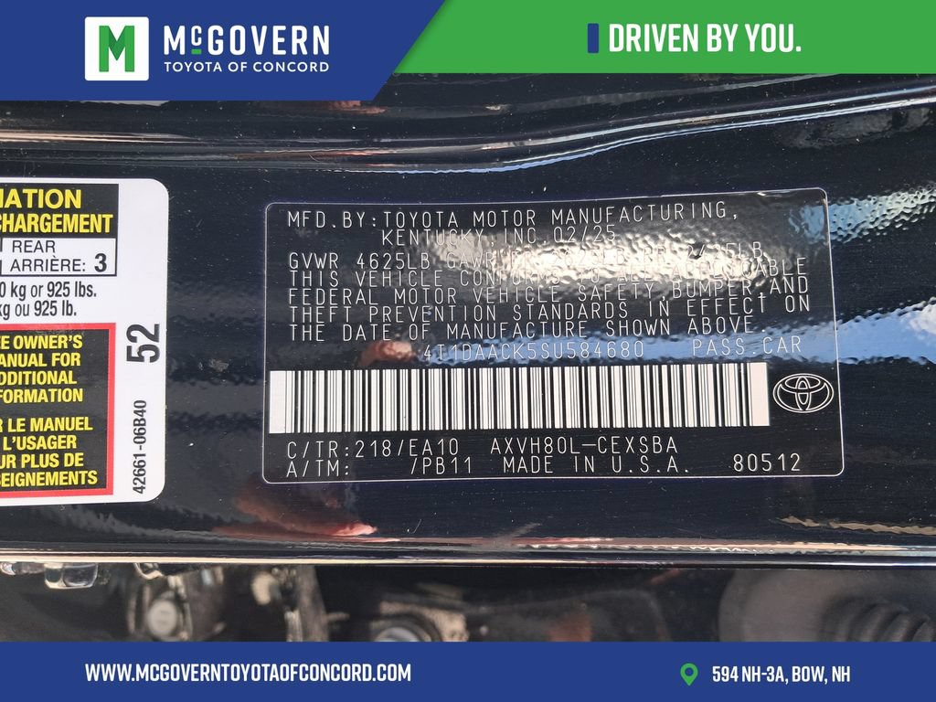 Used 2025 Toyota Camry SE w/ Convenience Package FWD image 33