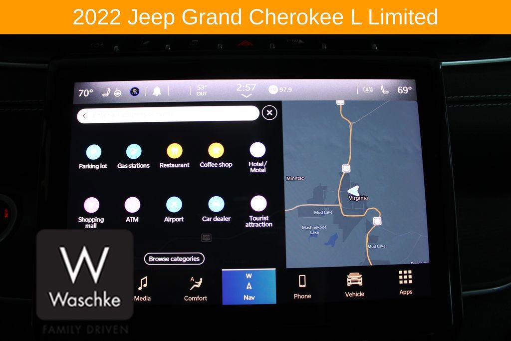 Used 2022 Jeep Grand Cherokee L Limited w/ Trailer Tow Group (B) image 60