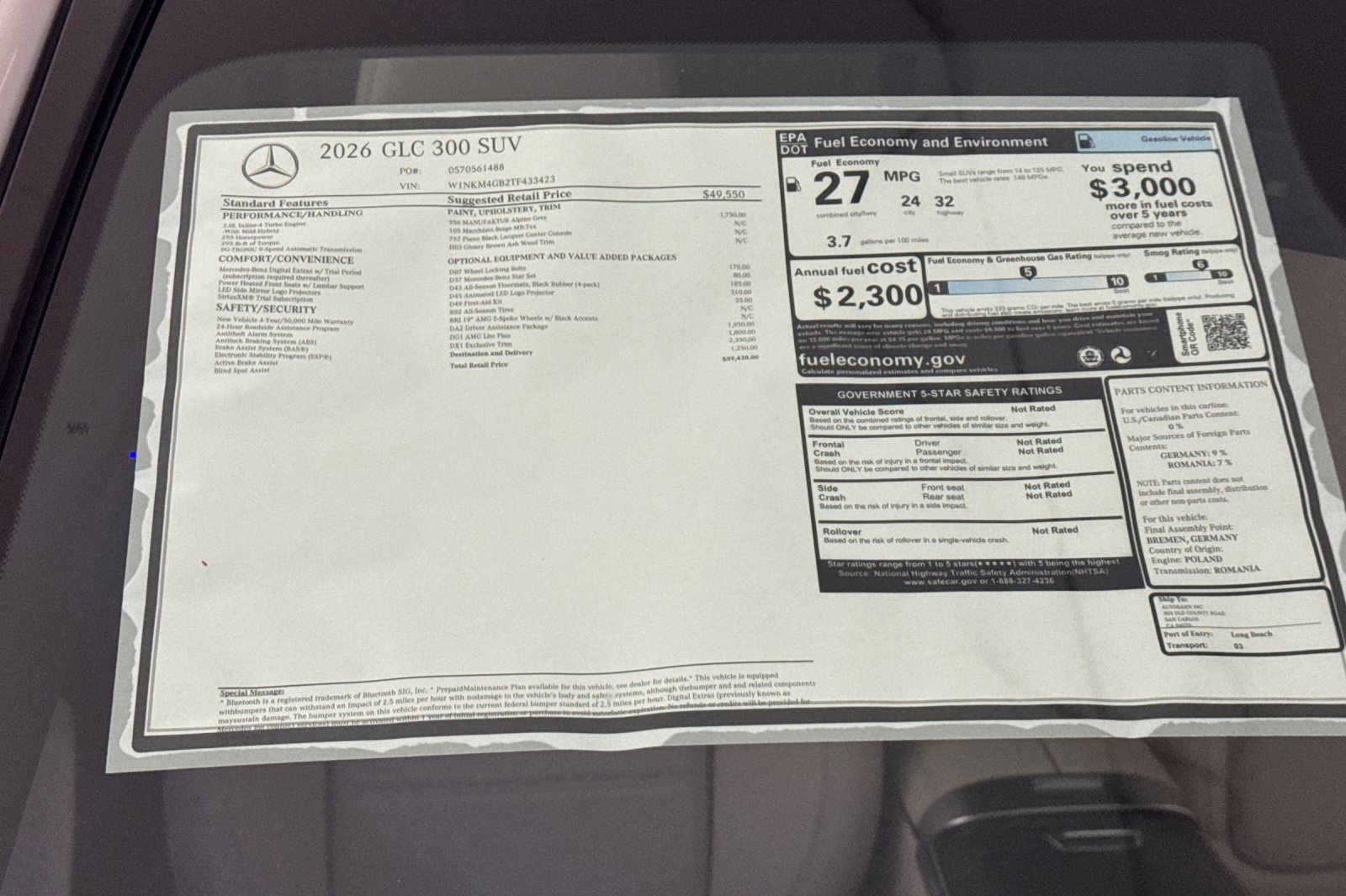 New 2026 Mercedes-Benz GLC 300 image 30