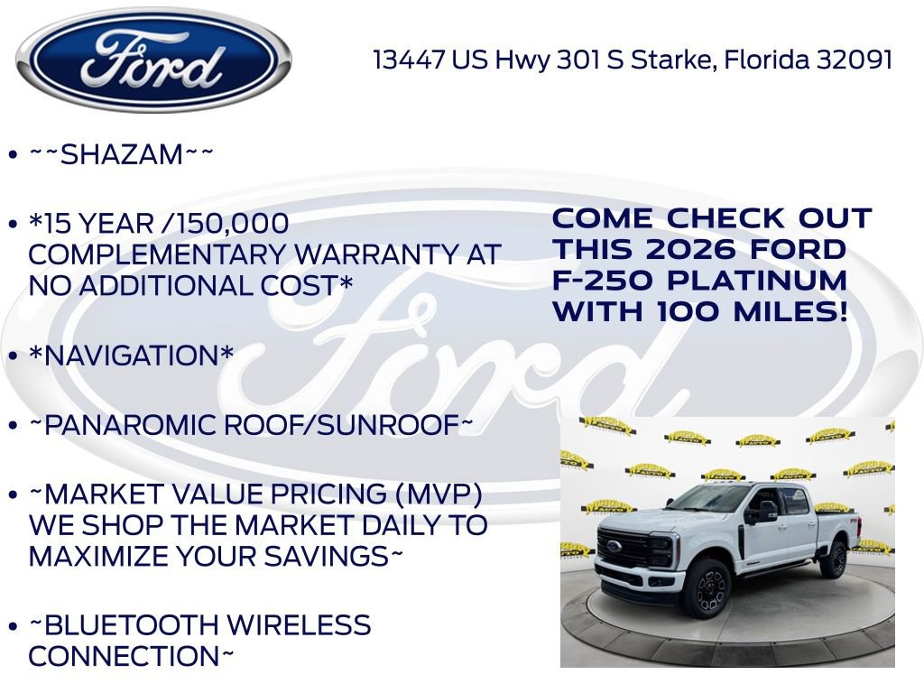 New 2026 Ford F250 Platinum image 5