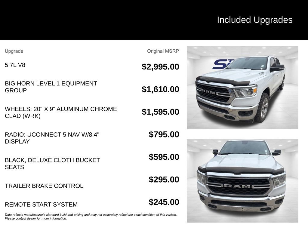 Used 2022 RAM 1500 Big Horn image 2