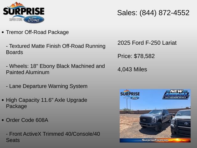 Used 2025 Ford F250 Lariat w/ Lariat Ultimate Package AWD/4WD image 12