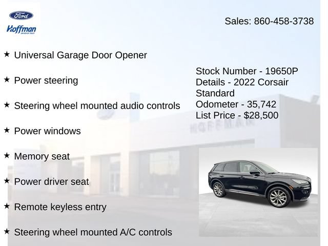 Used 2022 Lincoln Corsair AWD w/ Premium Package image 25