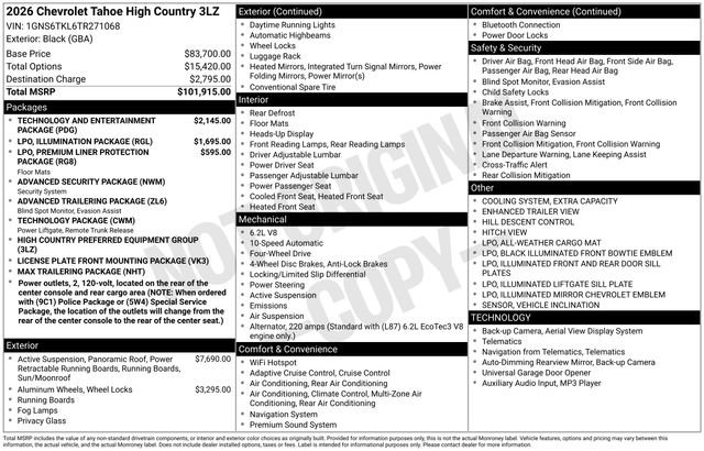 New 2026 Chevrolet Tahoe High Country AWD/4WD video 2