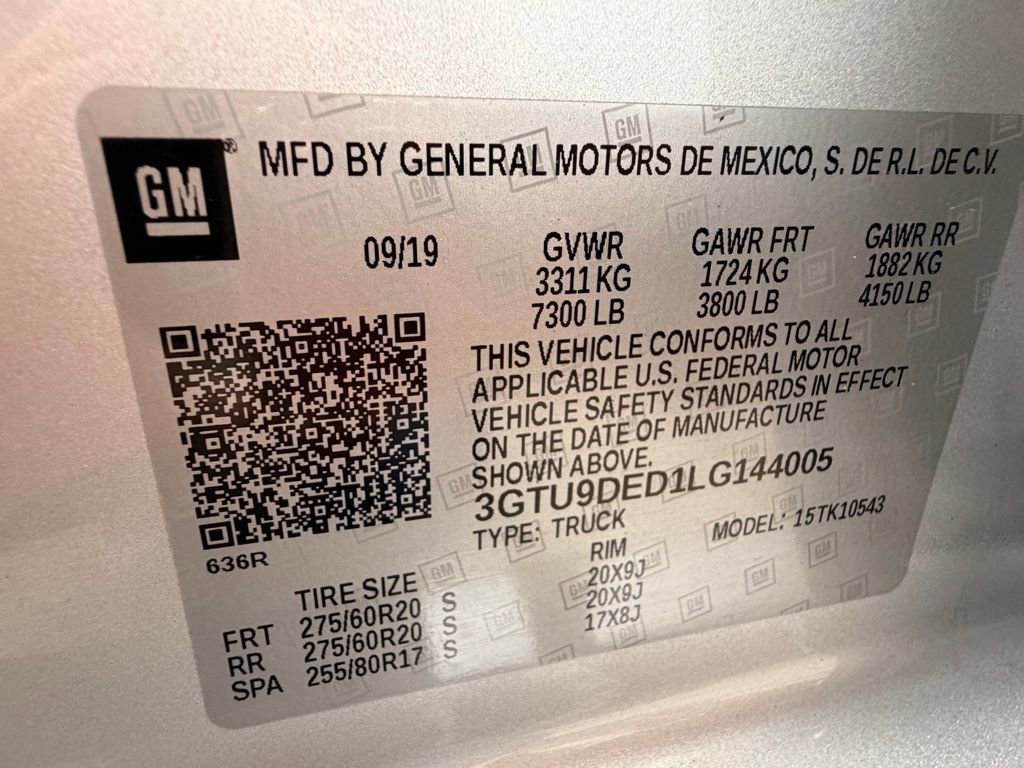 Used 2020 GMC Sierra 1500 SLT w/ SLT Premium Package AWD/4WD image 54