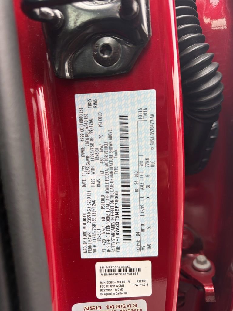 Used 2022 Ford F250 Lariat w/ Tremor Off-Road Package image 14