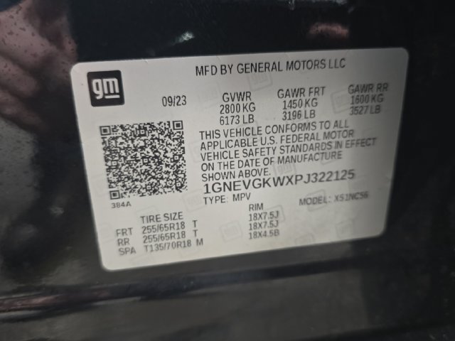 Used 2023 Chevrolet Traverse LT w/ Rear Camera Mirror Package AWD/4WD image 37