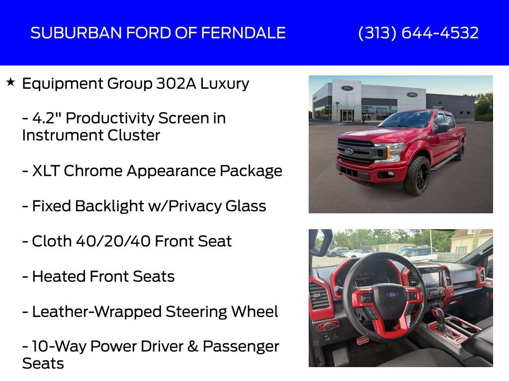 Used 2020 Ford F150 XLT w/ Equipment Group 302A Luxury AWD/4WD image 9