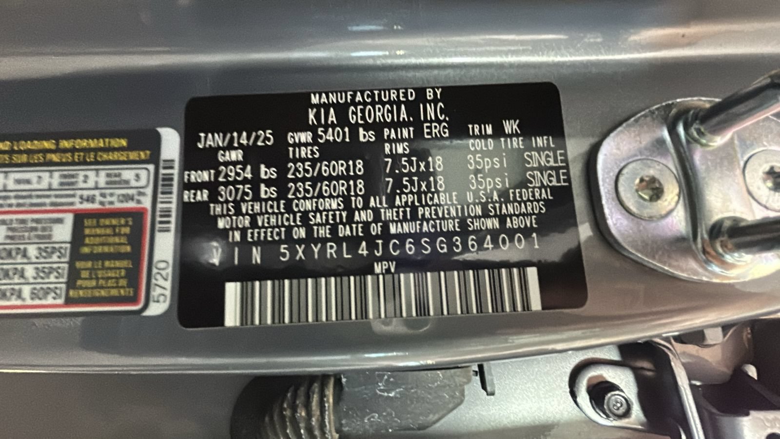 Used 2025 Kia Sorento S w/ Panoramic Sunroof Package FWD image 10