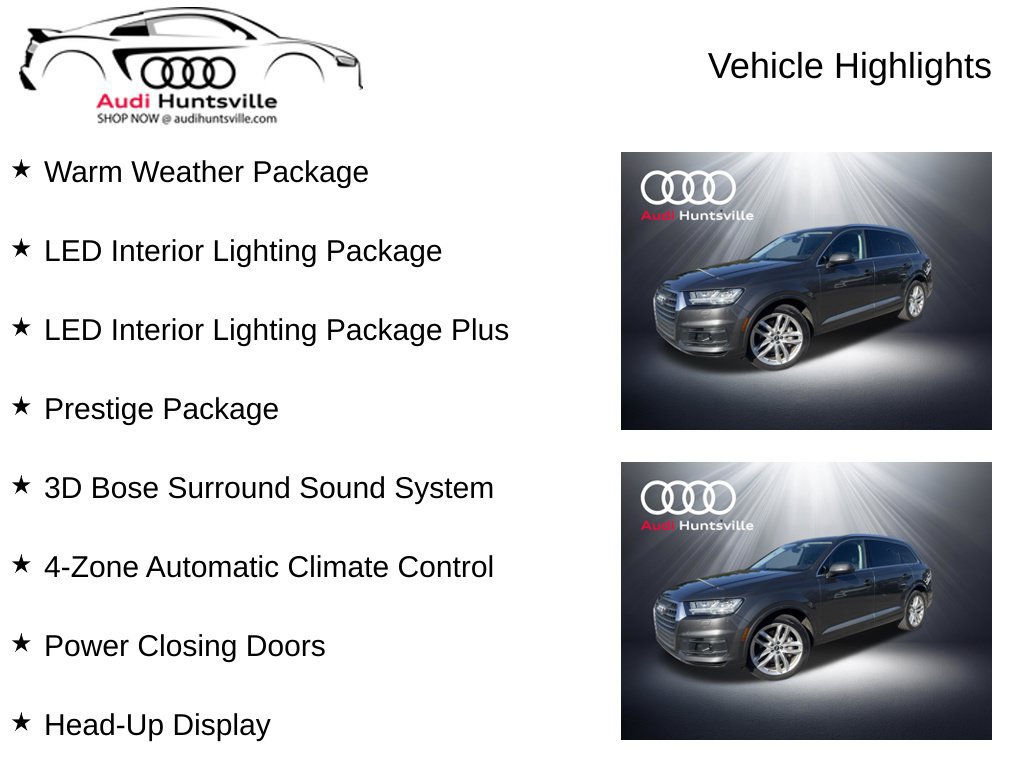 Used 2018 Audi Q7 3.0T Prestige w/ Prestige Package AWD/4WD image 12
