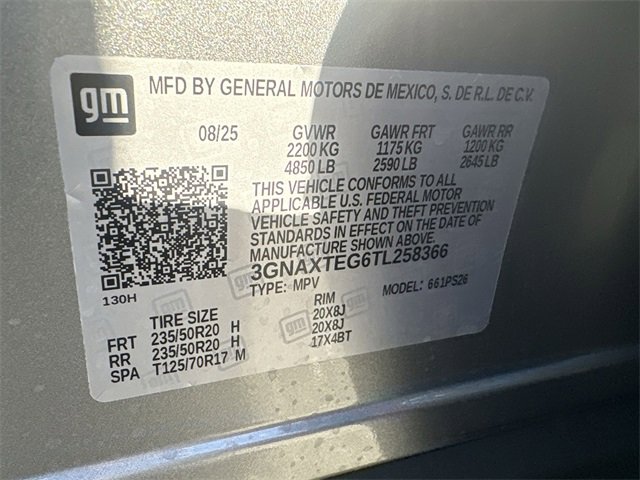 New 2026 Chevrolet Equinox RS w/ LPO, Floor Liner Package image 35