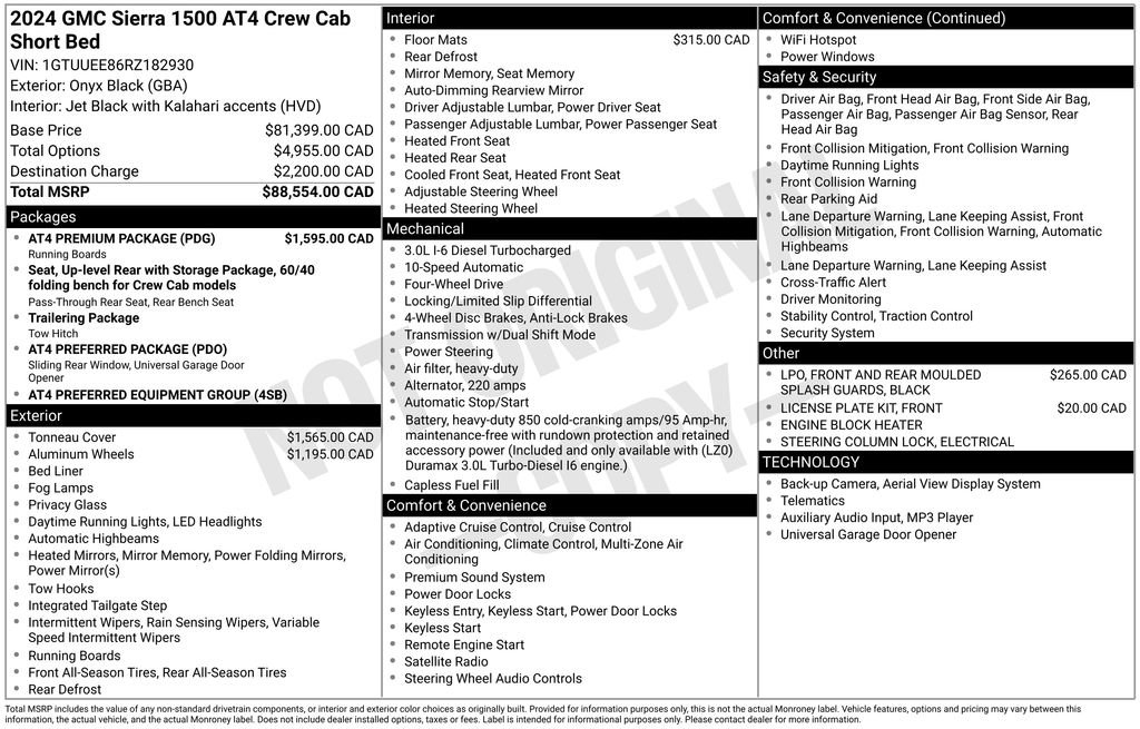 Used 2024 GMC Sierra 1500 AT4 w/ AT4 Premium Package AWD/4WD image 5