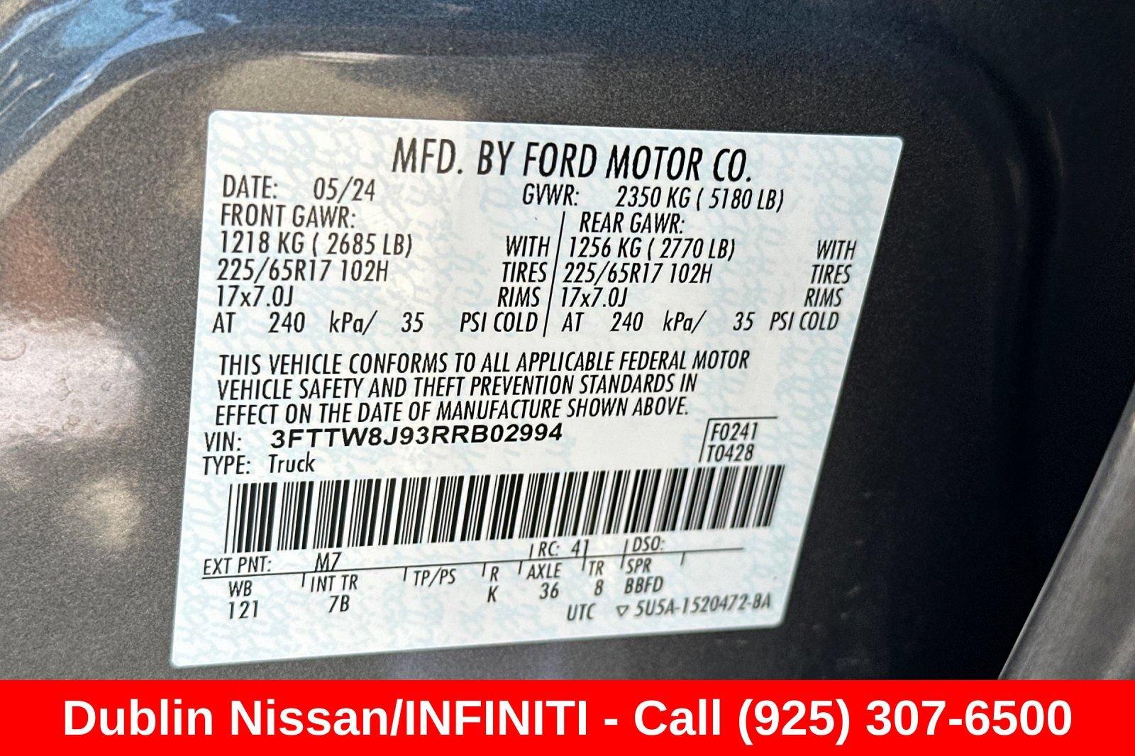 Used 2024 Ford Maverick XLT w/ Equipment Group 300A Standard AWD/4WD image 54