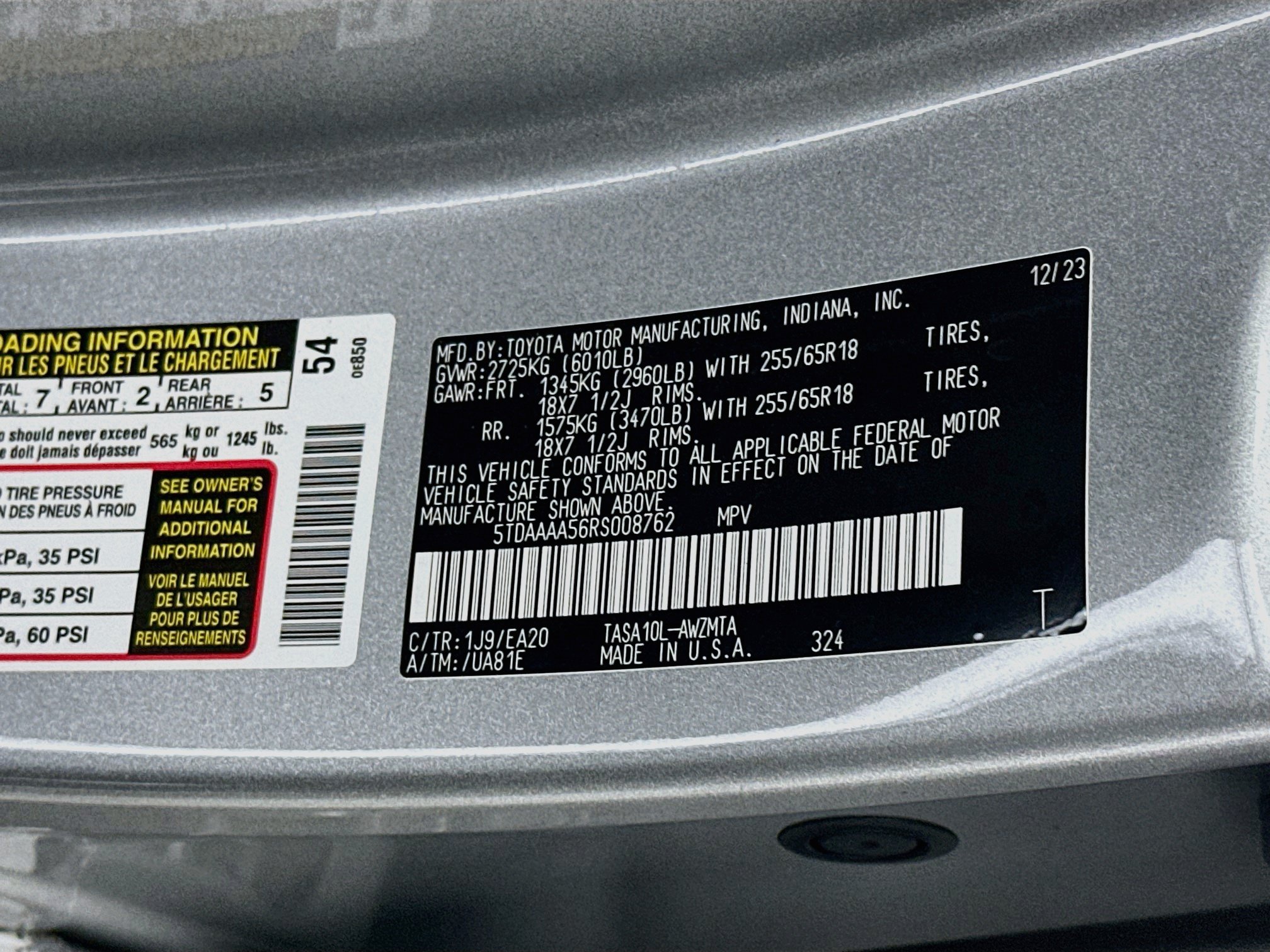 Used 2024 Toyota Grand Highlander FWD image 12