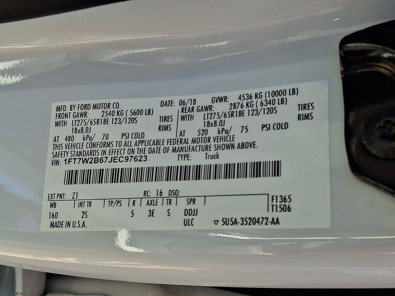 Certified 2018 Ford F250 4x4 Crew Cab Super Duty image 27