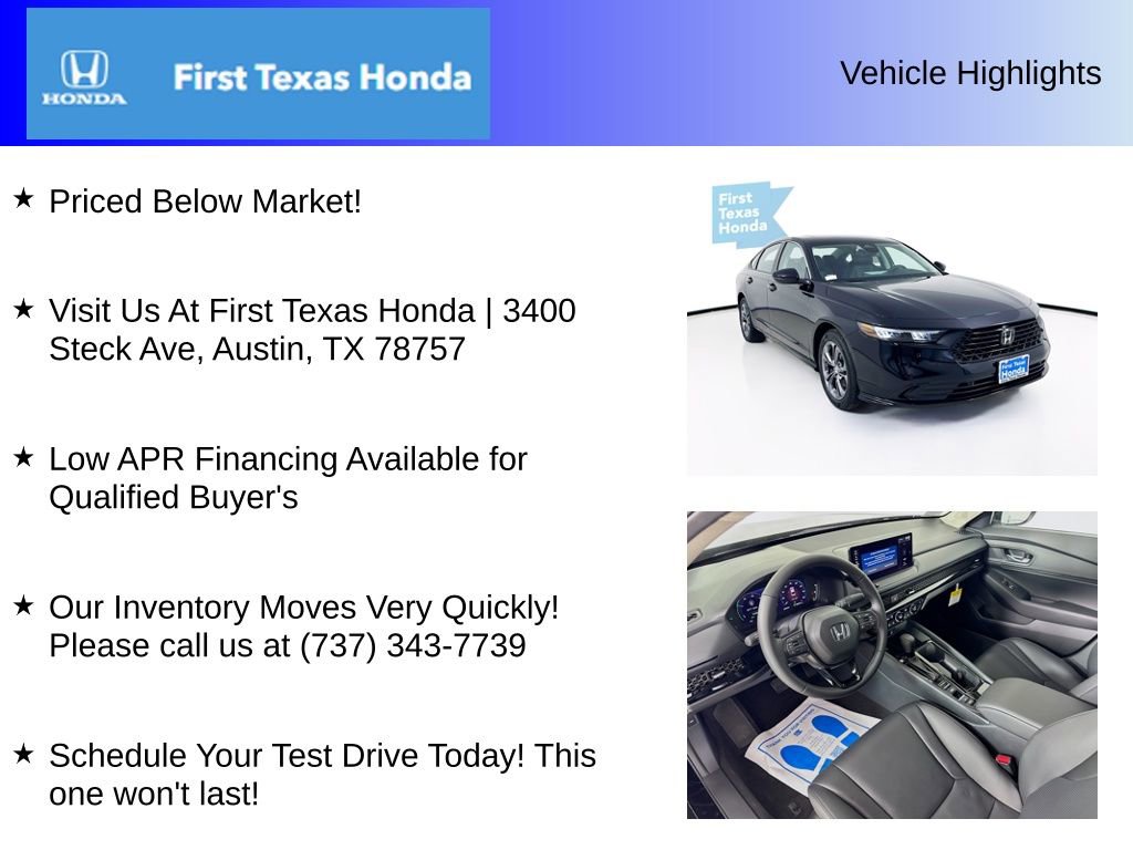 New 2026 Honda Accord EX-L image 5