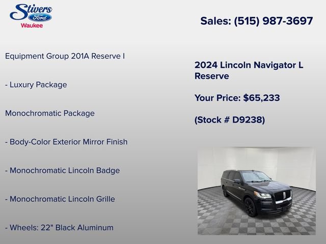 Used 2024 Lincoln Navigator L Reserve AWD/4WD image 8
