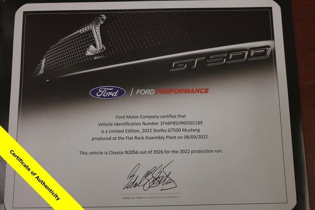 Used 2022 Ford Mustang Shelby GT500 w/ Carbon Fiber Track Pack image 51